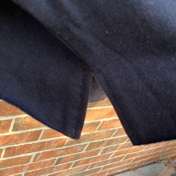 NWT sz 2X Nike Yoga black crop long sleeve v neck sweatshirt - Picture 5 of 6